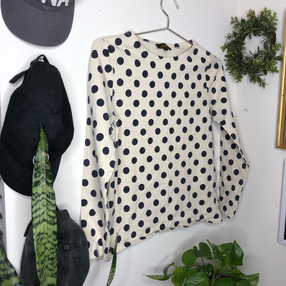 Le Mont Saint Michel Polka Dot Blouse